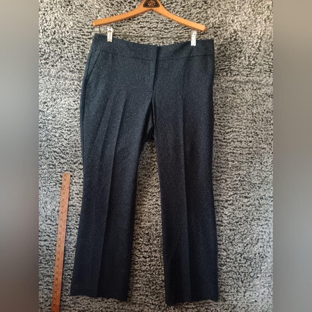 Ann Taylor Tweed  Bleu Curvy Dress Pants Size 10 Petite